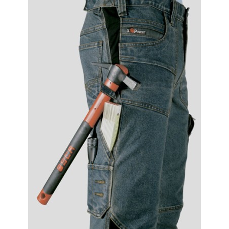 Pantalon de travail pour homme en jean U Power avec plusieurs poches