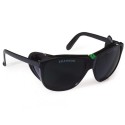 Lunettes de protection 100 pourcents polycarbonate transparentes.