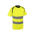 T-shirt de signalisation  EPI haute visibilité travail jaune pas cher