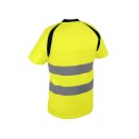 Tee-shirt SUZE jaune de Singer 100 % polyester 150 g/m2 manches courtes