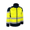 Veste haute visibilie avec bande retro-reflechissante coton polyester