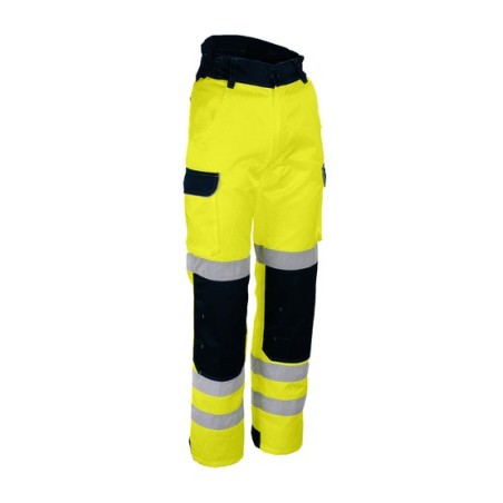 Pantalon de travail haute visibilite sécurite jaune orange PILA PILO