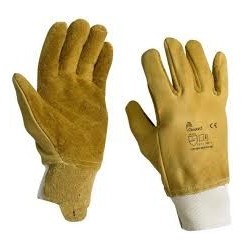 Gant maîtrise en cuir de bovin doublure Kevlar Hydrofuge