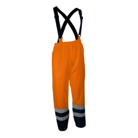 Pantalon à bretelles jaune ou orange haute visibilité PIVA PIVO Singer