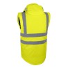 Bodywarmer haute visibilité jaune Singer GANO doublé polaire