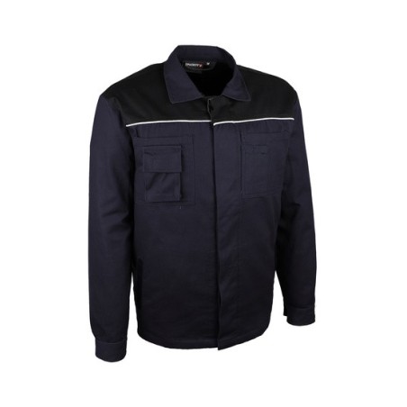 Veste de travail 100% coton 300 gr/m² bicolore pas chère