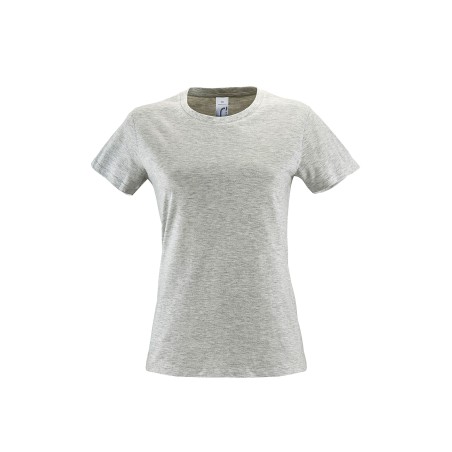 Tee-shirt homme femme col rond 100% Coton 98% et 85% en chiné