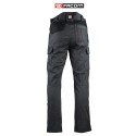 PANTALON GRIS SOMBRE STRAP FACOM CEINTURE REGLABLE ET ANTIGLISSE