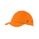 Casquette anti heurt haute visibilité orange