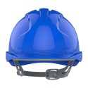Casque ventilé EVO2 bleu de face