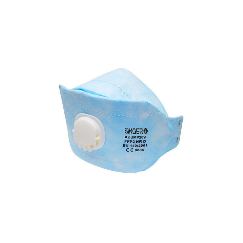 Masque de protection individuel epi ffp2 - Vert Bleu