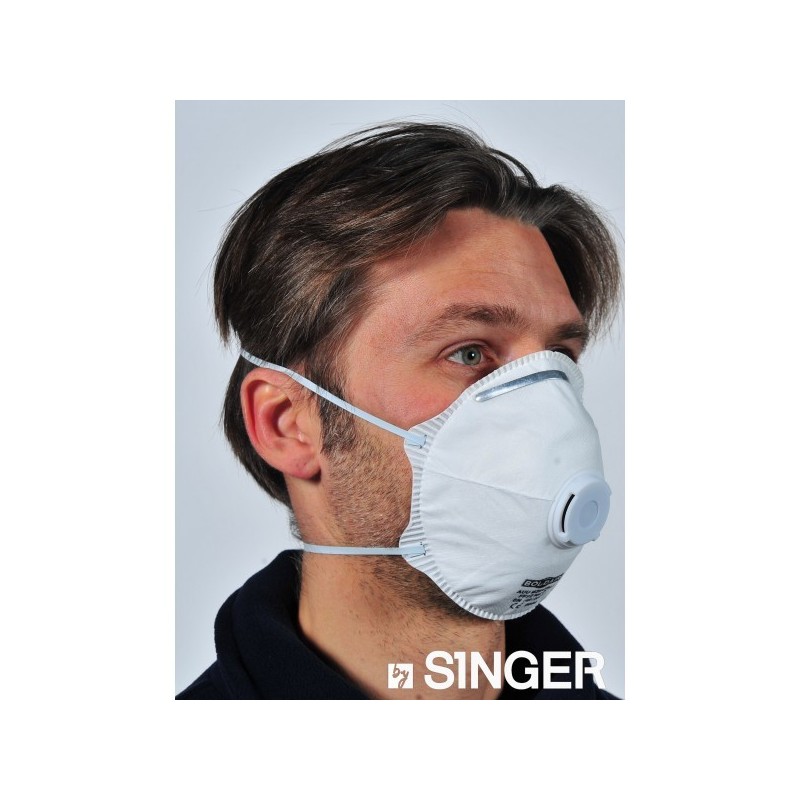 Masque respiratoire WIROS Premium Plus FFP2 demi-masque antiparticules sans  valve