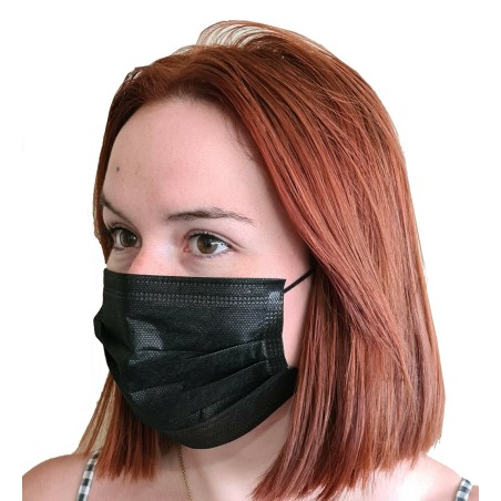 masque filtrant non tisse 3 plis à élastique type 2 norme EN 14683