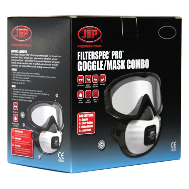 Combiné écran et masque respiratoire FFP3 NR D AGE130