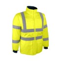 Blouson jaune HV intégré au parka PIAMA et amovible