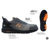 Chaussures sécurité NEW BALANCE SPEEDWARE noir ou gris/orange S1P SRC Chaussures sécurité NEW BALANCE SPEEDWARE noir ou gris/orange S1P SRC