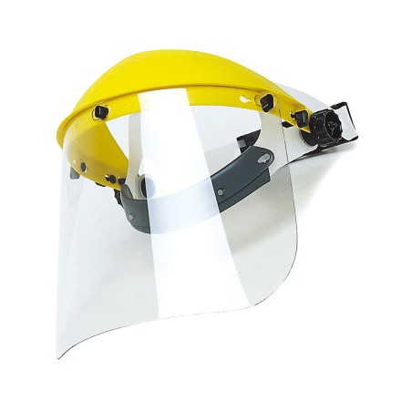 Kit de protection du visage avec écran polycarbonate incolore 305 x 190 mm EVA805
