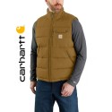 Veste Carhartt sans manche marron camel type Montana Insulated Vest