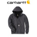 Sweat Carhartt gris WIND-FIGHTER-HOODED 101759