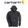 Sweat à capuche Carhartt Sleeve Logo Hooded avec logo manche gauche Sweat à capuche Carhartt Sleeve Logo Hooded avec logo manche gauche