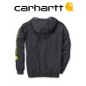 Sweat à capuche Carhartt Sleeve Logo Hooded avec logo manche gauche Sweat à capuche Carhartt Sleeve Logo Hooded avec logo manche gauche