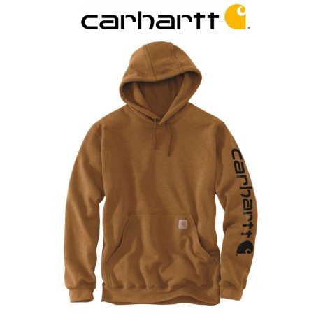 Sweat à capuche Carhartt Sleeve Logo Hooded avec logo manche gauche