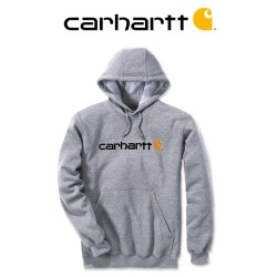 Sweat à capuche Carhartt signature logo Hooded, différents choix de couleur logo sur poitrine