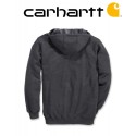 Sweat Carhartt signature logo poitrine gris foncé carbon heather