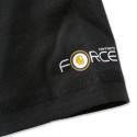 Logo Force Carhart sur polo noir anti tache anti transpiration