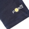 Logo Force Carhart sur polo bleu navy anti tache anti transpiration