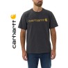 T-shirt manches courtes Carhartt Core Logo 103361 imprimé sur poitrine T-shirt manches courtes Carhartt Core Logo 103361 imprimé sur poitrine