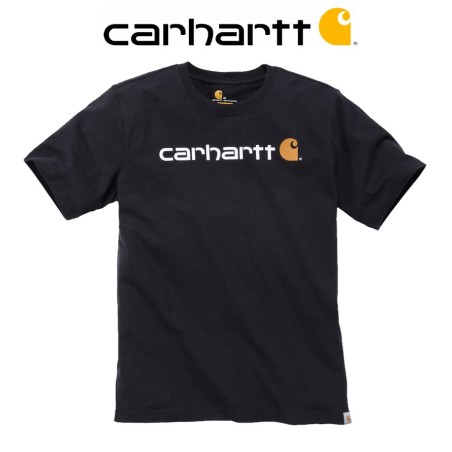 T-shirt manches courtes Carhartt Core Logo 103361 imprimé sur poitrine