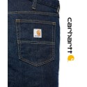 Jeans de travail 5 poches demin stretch coupe cintree carhartt