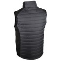 Doudoune sans manche gris noir pour le travail