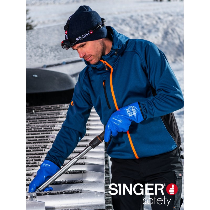 Veste de travail avec manches softshell doublée polaire Volga Volgam