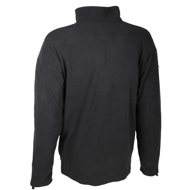 Sweat Polaire Léger Homme - Fermeture éclair Complète, Col Montant - Couleur Unie, Coupe Tendance - Cardigan Décontracté