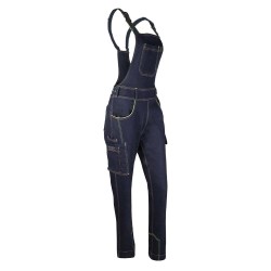 Salopette de travail pour femme bleu jean MANEA de North Ways