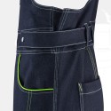 Salopette de travail en jean pour femme avec ceinture ajustable de North Ways