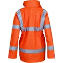Veste de travail orange haute visibilité cintrée pour femme