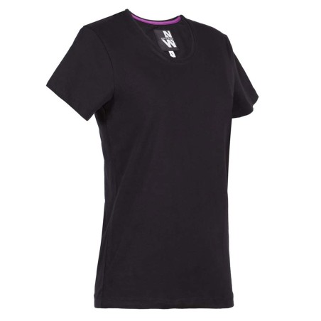 T-shirt de travail femme Romane de North Ways couleur fuchsia ou noir