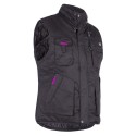 Gilet de travail noir sans manche pour femme Maryse de North Ways