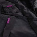 Gilet sans manche noir pour femme doublure matelassée pour travail contre le froid