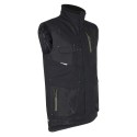 Gilet de travail sans manche noir type ALI de North Ways
