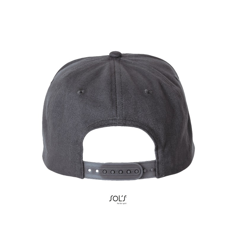 Casquette homme et femme protection soleil cinq panneaux visière plate