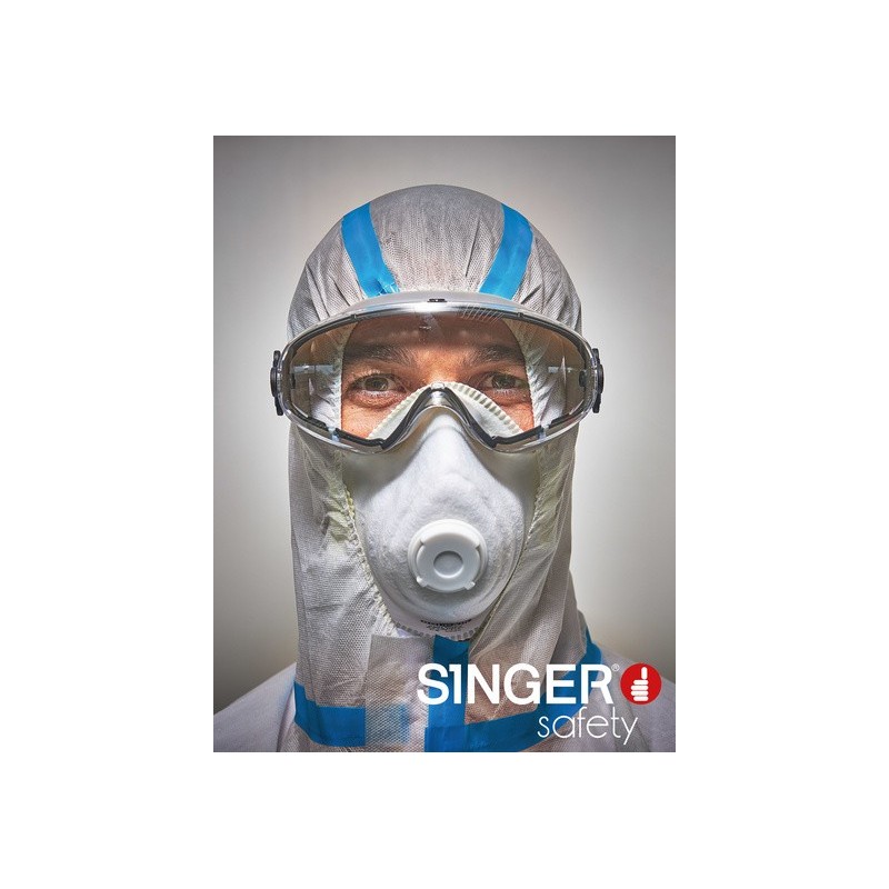 Lunette masque protection EVACANA SINGER compatible masque respiration