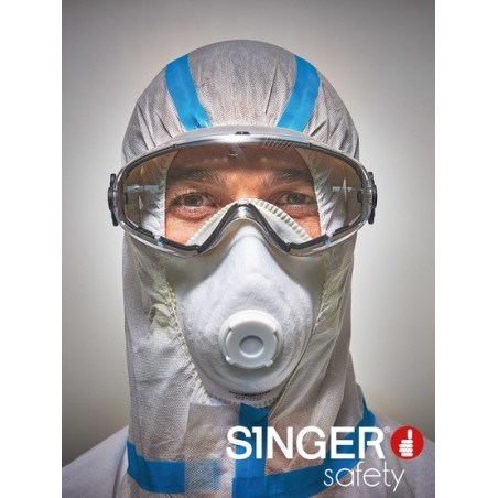 Lunette masque protection EVACANA SINGER compatible masque respiration