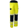 Pantalon de travail haute visibilite sécurite jaune orange PILAM PILOM