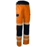 Pantalon de travail haute visibilite sécurite jaune orange PILAM PILOM