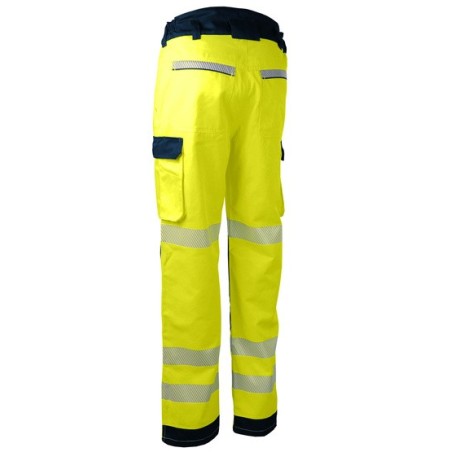 Pantalon de travail haute visibilite sécurite jaune orange PILAM PILOM