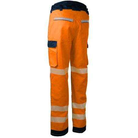 Pantalon de travail haute visibilite sécurite jaune orange PILAM PILOM